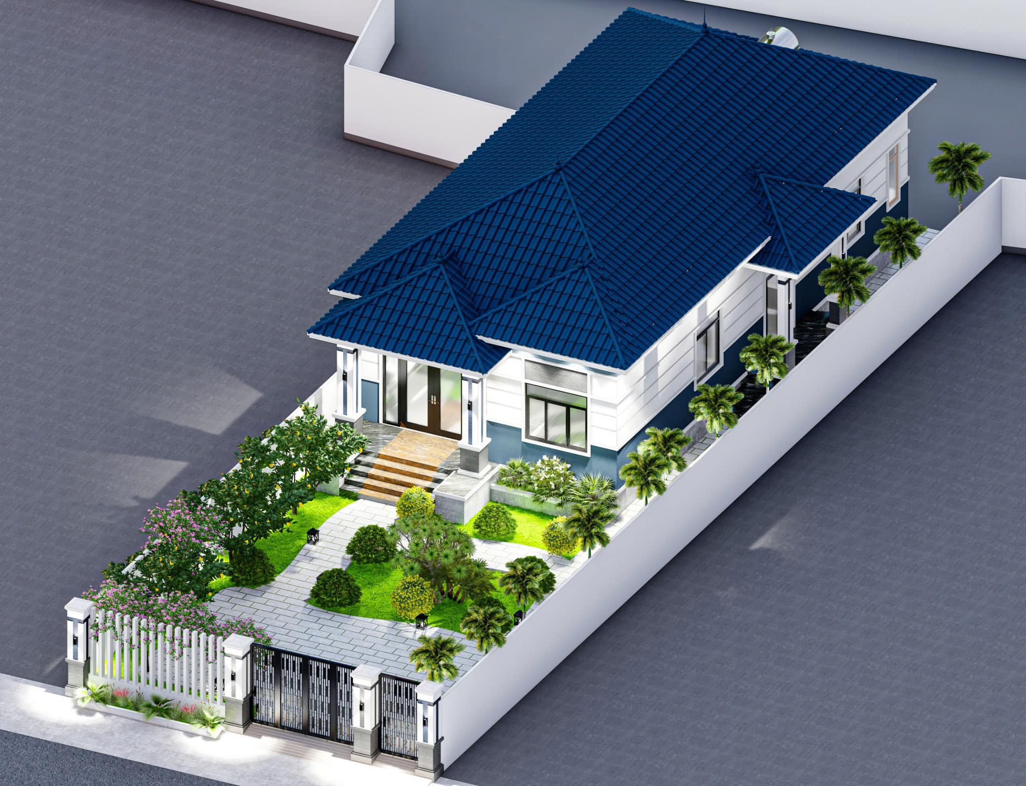 NHÀ VƯỜN CẤP 4 TIỆN NGHI VÀ HIỆN ĐẠI 